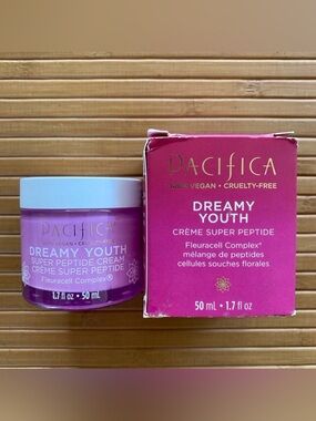 New PACIFICA Dreamy Youth Super Peptide Cream 1.7 oz Fleuracell Complex